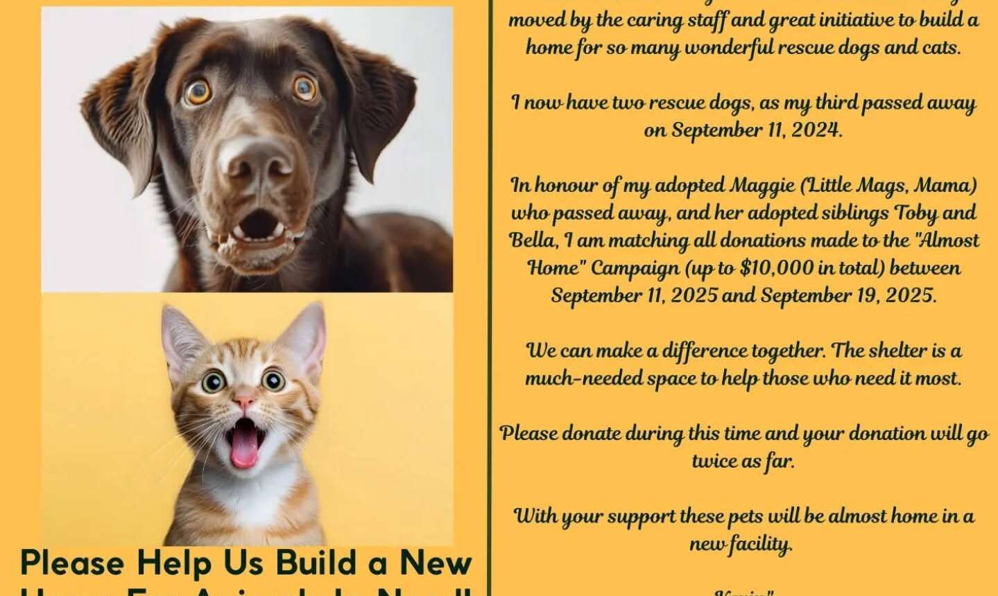 A Generous Donor Will Match Every Dollar Up to $10,000